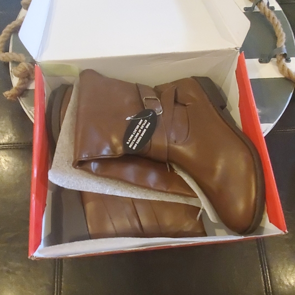Style & Co riding boot sz 8.5.  NIB  Cognac - Picture 6 of 9